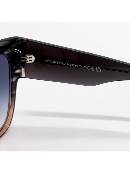 NEW TOM FORD ANOUSHKA SUNGLASSES TF371 20B CAT EYE BROWN WOMEN EYEWEAR FT0371 main image 2